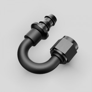 Женски въртящ се за натискане на заключване на барабана Тип Край за монтаж на гумени горивни линии Охладител за гориво охладител