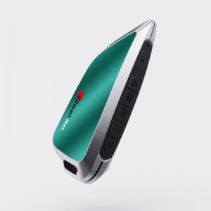 Интелигентен ключ за автомобил LCD, надстройка без ключ, ключ за зелена кола Автоматично заключване&Отключване на дистанционно стартиране на автомобили, ключ за подмяна на FOB Аксесоари за кражба, дисплей на логото на превозното средство